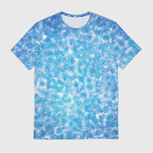 Мужская футболка Изморозь / 3D-принт – фото 1