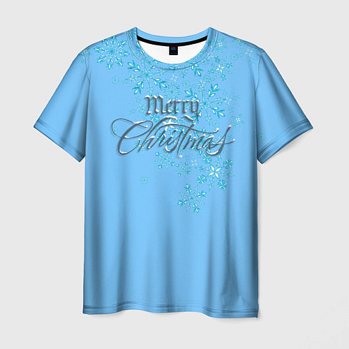 Мужская футболка Счастливого рождества / 3D-принт – фото 1