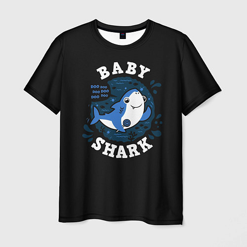 Мужская футболка Baby shark / 3D-принт – фото 1