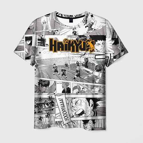 Мужская футболка Haikyu / 3D-принт – фото 1