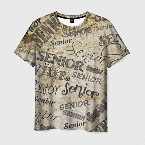 Мужская футболка Senior / 3D-принт – фото 1