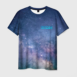 Футболка мужская Услышь мой вой уже, это Voyager, цвет: 3D-принт