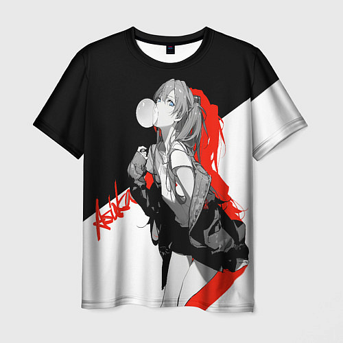 Мужская футболка Asuka Langley Evangelion / 3D-принт – фото 1
