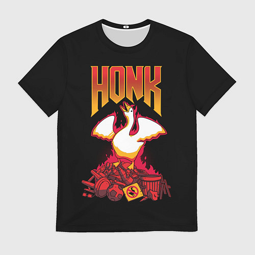 Мужская футболка HONK Goose / 3D-принт – фото 1