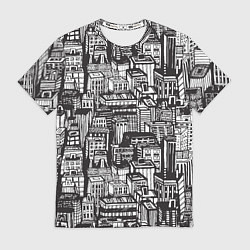 Мужская футболка Бесконечный город