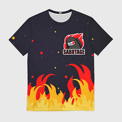 Футболка мужская Among Us Sabotage, цвет: 3D-принт