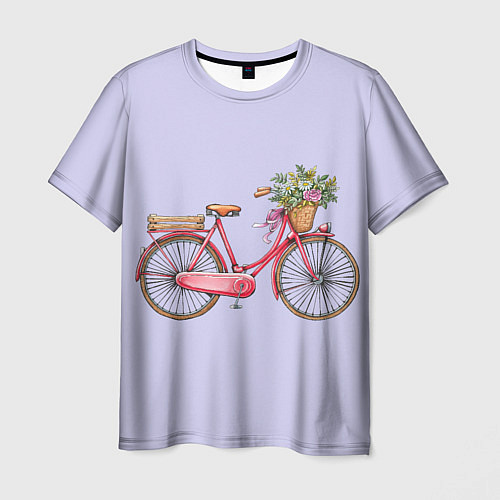 Мужская футболка Bicycle / 3D-принт – фото 1