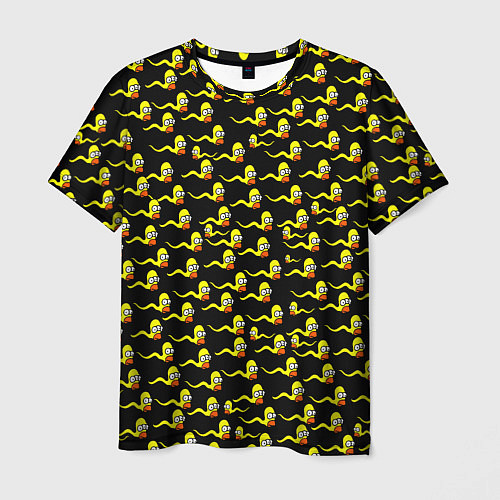 Мужская футболка Гомер / 3D-принт – фото 1