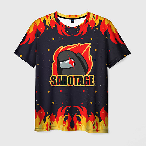 Мужская футболка Among Us Sabotage / 3D-принт – фото 1