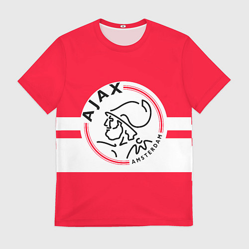 Мужская футболка AJAX AMSTERDAM / 3D-принт – фото 1