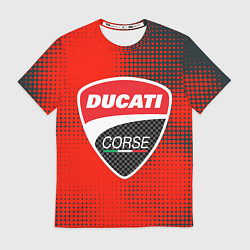 Футболка мужская Ducati Corse logo, цвет: 3D-принт