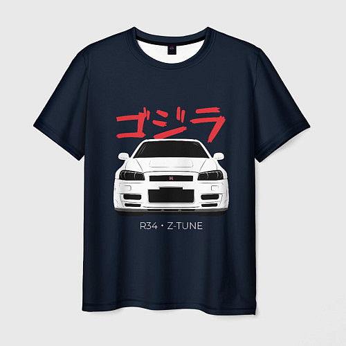 Мужская футболка Skyline R34 Z-Tune / 3D-принт – фото 1