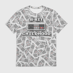Футболка мужская 8-bit childhood, цвет: 3D-принт