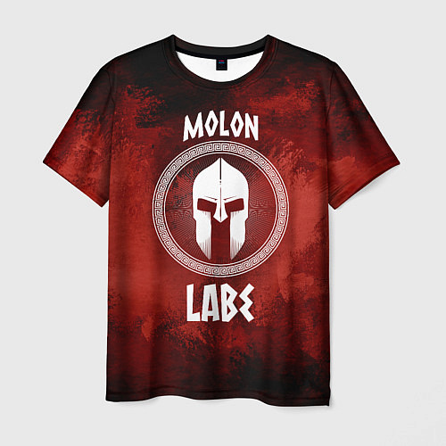 Мужская футболка Molon Labe / 3D-принт – фото 1