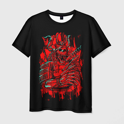 Мужская футболка Death Samurai / 3D-принт – фото 1