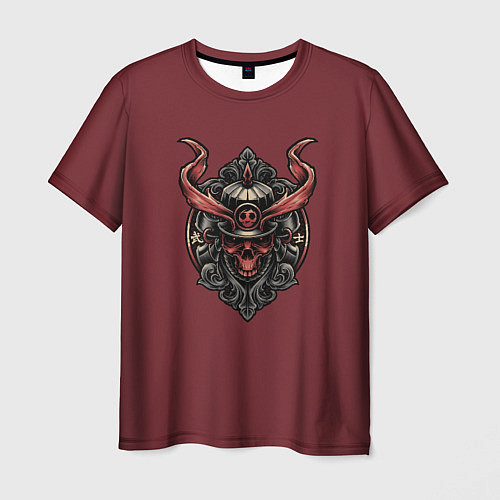 Мужская футболка Red Samurai / 3D-принт – фото 1