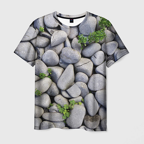 Мужская футболка Камни / 3D-принт – фото 1