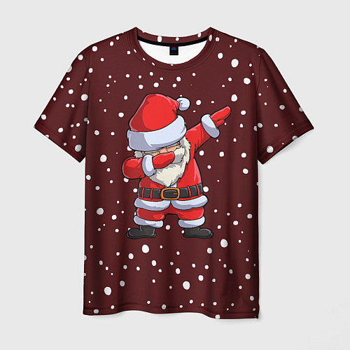 Мужская футболка Dab-Santa / 3D-принт – фото 1