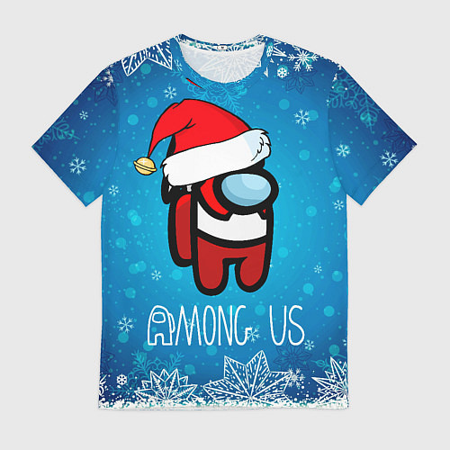 Мужская футболка Новый Год Среди Нас / 3D-принт – фото 1