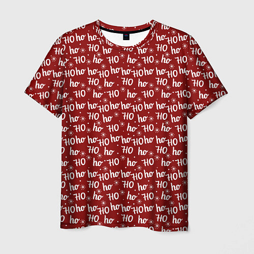 Мужская футболка Х0-Хо-Хо / 3D-принт – фото 1