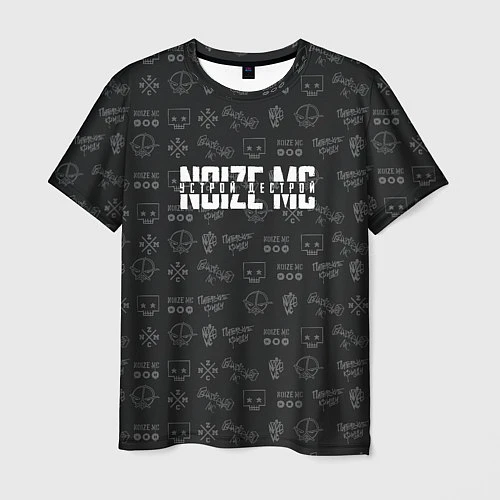 Мужская футболка Noize MC / 3D-принт – фото 1
