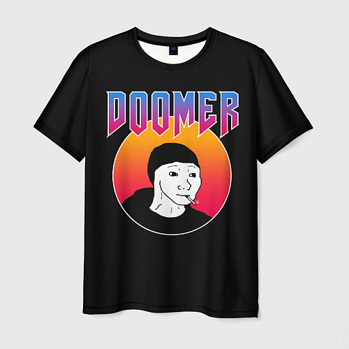 Мужская футболка Doomer / 3D-принт – фото 1