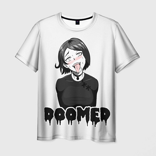 Мужская футболка Doomer girl / 3D-принт – фото 1