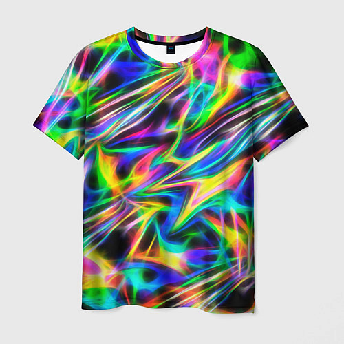 Мужская футболка Космическая хризонтема / 3D-принт – фото 1