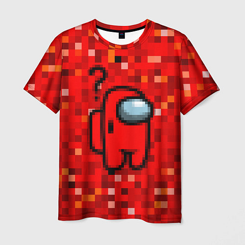 Мужская футболка Pixel Among Us / 3D-принт – фото 1