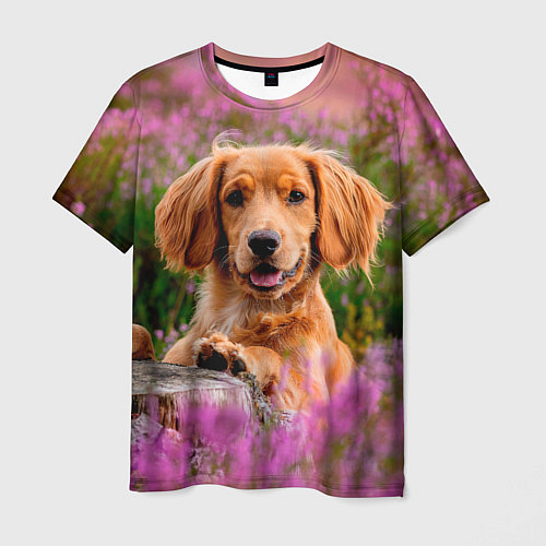 Мужская футболка Dog / 3D-принт – фото 1