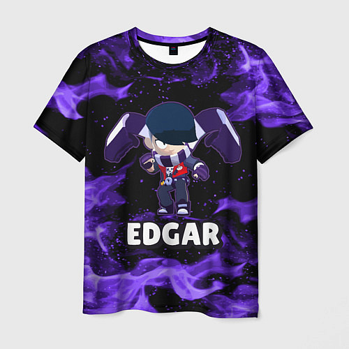 Мужская футболка BRAWL STARS EDGAR / 3D-принт – фото 1