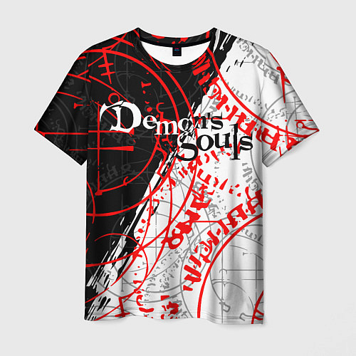 Мужская футболка DEMONS SOULS / 3D-принт – фото 1