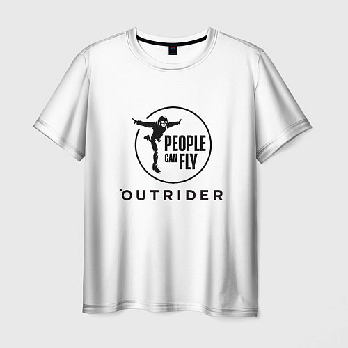Мужская футболка OUTRIDERS / 3D-принт – фото 1