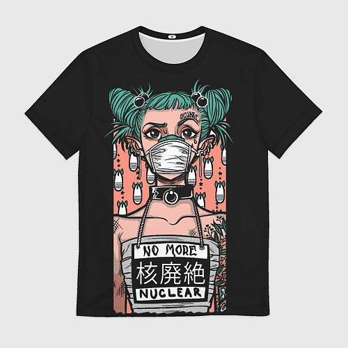 Мужская футболка No More Nuclear / 3D-принт – фото 1