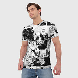Футболка мужская Магическая битва манга, цвет: 3D-принт — фото 2