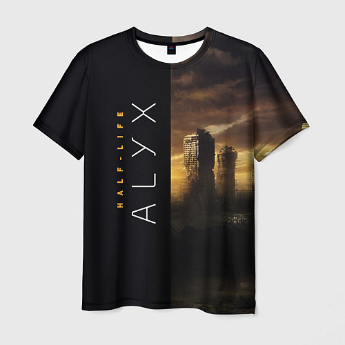 Мужская футболка Half-Life Alyx / 3D-принт – фото 1