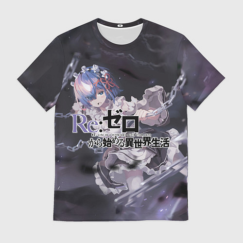 Мужская футболка Re:Zero Жизнь с нуля / 3D-принт – фото 1