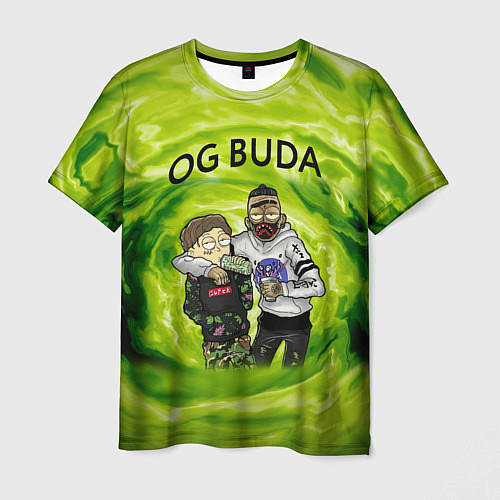 Мужская футболка Репер - OG Buda / 3D-принт – фото 1