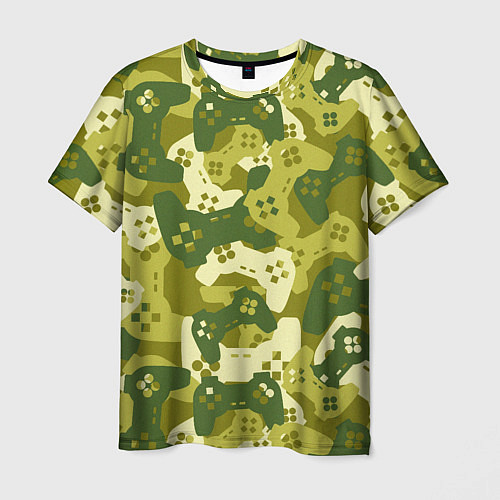 Мужская футболка Гейм милитари / 3D-принт – фото 1