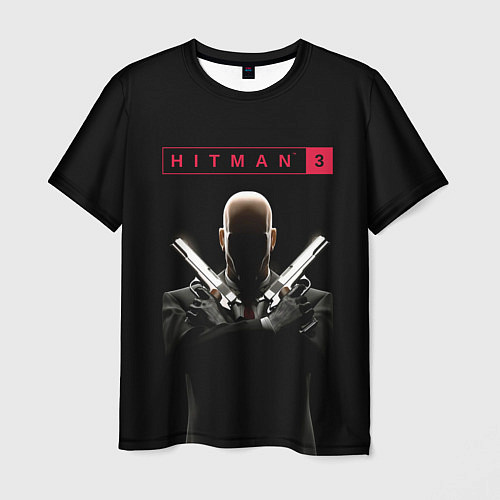Мужская футболка Hitman III / 3D-принт – фото 1
