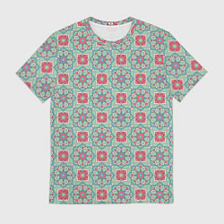 Футболка мужская Абстракция: Лотос, цвет: 3D-принт