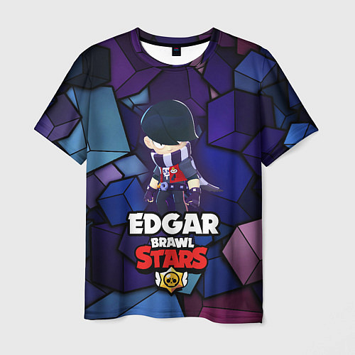 Мужская футболка BRAWL STARS EDGAR / 3D-принт – фото 1