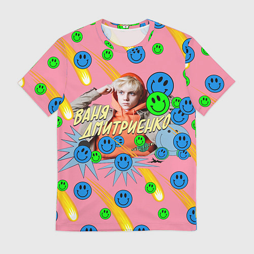 Мужская футболка Ваня Дмитриенко / 3D-принт – фото 1