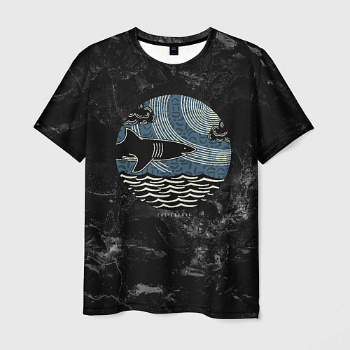 Мужская футболка Акула / 3D-принт – фото 1