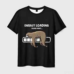 Футболка мужская ENERGY LOADING, цвет: 3D-принт