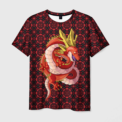 Мужская футболка Шар дракона / 3D-принт – фото 1