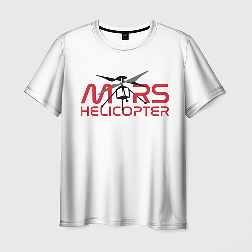 Мужская футболка Mars Helicopter / 3D-принт – фото 1