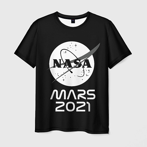 Мужская футболка NASA Perseverance / 3D-принт – фото 1