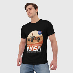Футболка мужская NASA - Perseverance, цвет: 3D-принт — фото 2
