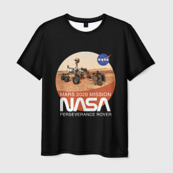 Футболка мужская NASA - Perseverance, цвет: 3D-принт